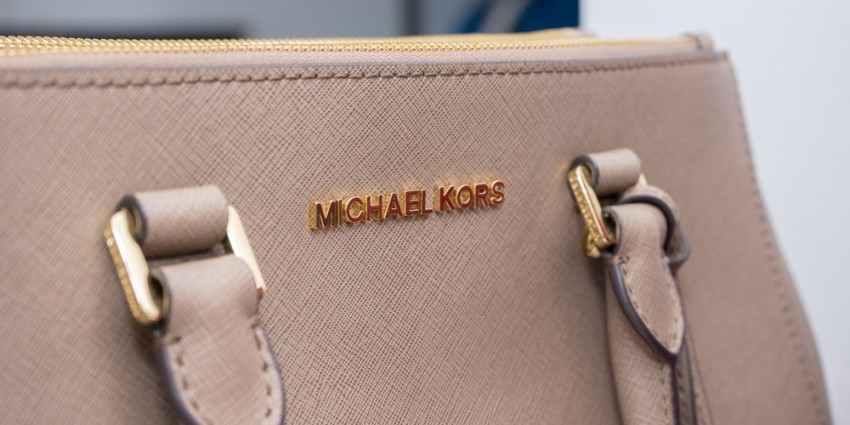 Michael Kors | Bags | Michael Kors Authentic Brown Fabric Shoulder Purse |  Poshmark